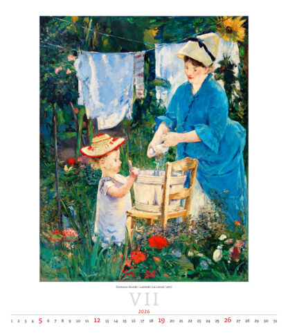 Monatsbild des Kalenders "Impressionism 2026", Monat Juli