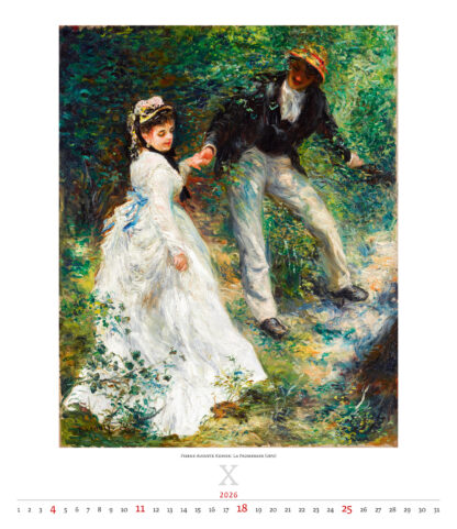 Monatsbild des Kalenders "Impressionism 2026", Monat Oktober