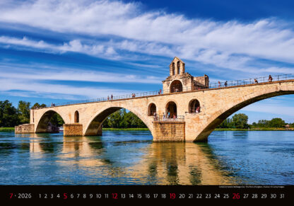 Monatsbild des Kalenders "Bridges 2026", Monat Juli