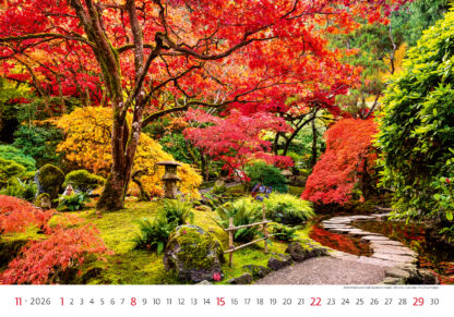 Monatsbild des Kalenders "Garden 2026", Monat November