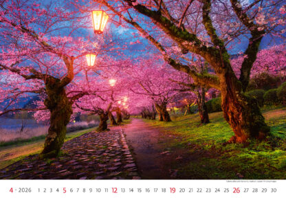 Monatsbild des Kalenders "Via 2026", Monat April