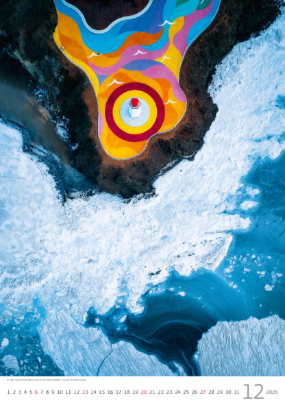 Monatsbild des Kalenders "World from Above 2026", Monat Dezember