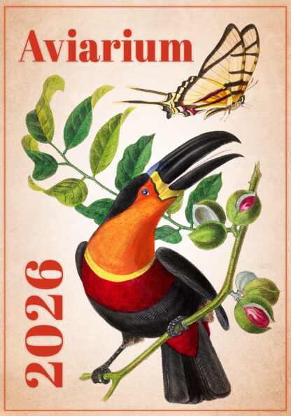 Titelbild des Kalenders "Aviarium 2026"