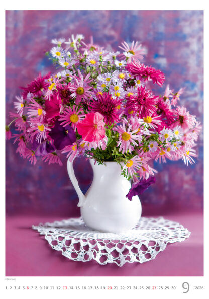 Monatsbild des Kalenders "Magic Flowers" 2026, September