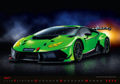 Monatsbild des Kalenders Cars 2026, April