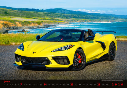 Monatsbild des Kalenders Cars 2026, Juni