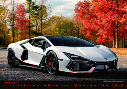 Monatsbild des Kalenders Cars 2026, November