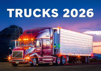 Titelbild des Kalenders TRUCKS 2026