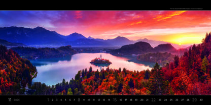 Titelbild des Kalenders "Panoramaphoto 2026", Monat November
