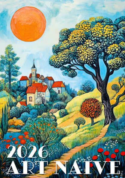 Titelbild des Kalenders "Art Naive 2026"