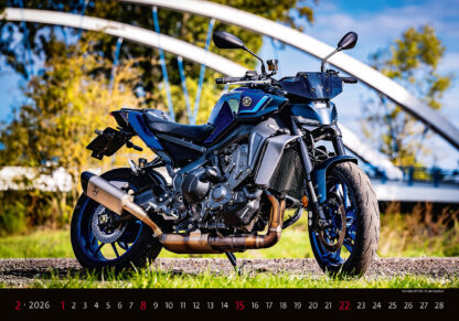 Monatsbild des Kalenders "Motorbikes 2026", Monat Februar