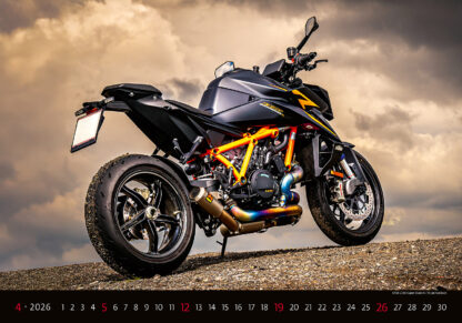 Monatsbild des Kalenders "Motorbikes 2026", Monat April