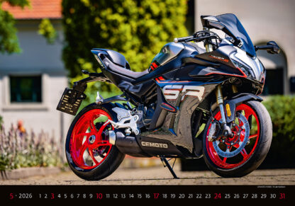 Monatsbild des Kalenders "Motorbikes 2026", Monat Mai