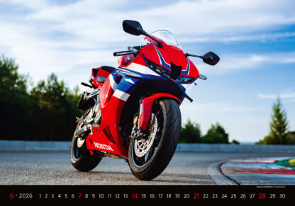 Monatsbild des Kalenders "Motorbikes 2026", Monat Juni