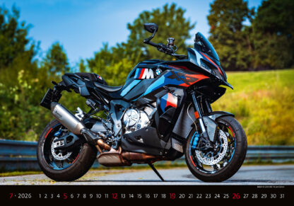 Monatsbild des Kalenders "Motorbikes 2026", Monat Juli