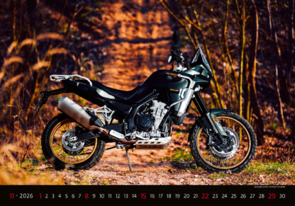 Monatsbild des Kalenders "Motorbikes 2026", Monat November