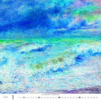 Monatsbild des Kalenders "Impressionism 2026", Monat Januar