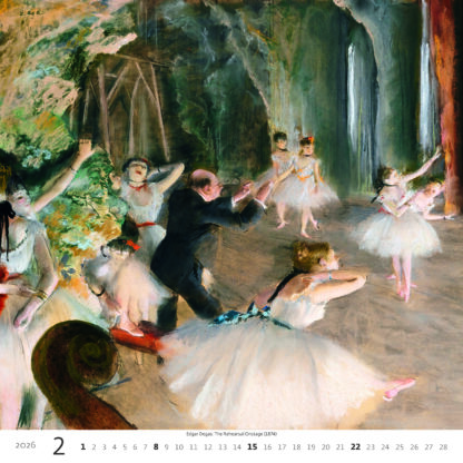 Monatsbild des Kalenders "Impressionism 2026", Monat Februar