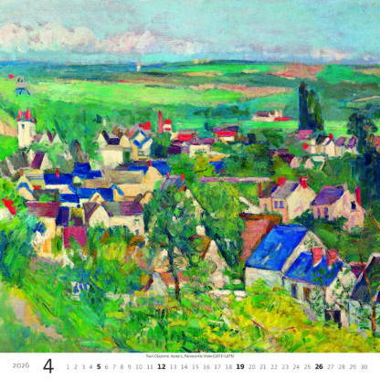 Monatsbild des Kalenders "Impressionism 2026", Monat April