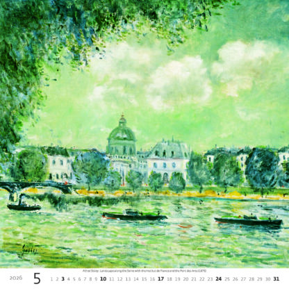Monatsbild des Kalenders "Impressionism 2026", Monat Mai