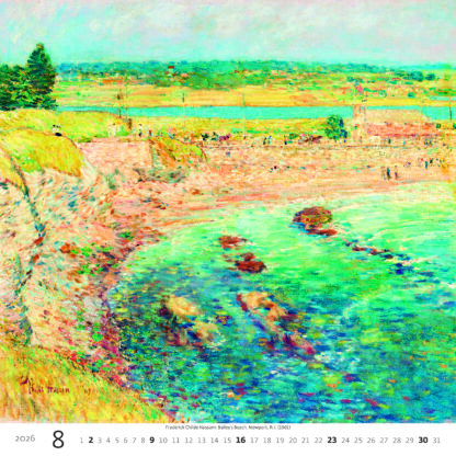 Monatsbild des Kalenders "Impressionism 2026", Monat August