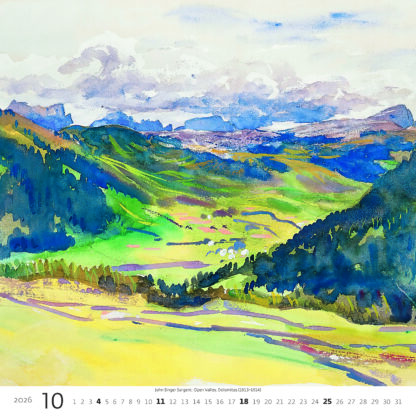 Monatsbild des Kalenders "Impressionism 2026", Monat Oktober