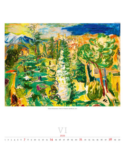 Monatsbild des Kalenders "Expressionism 2026", Monat Juni