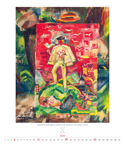 Monatsbild des Kalenders "Expressionism 2026", Monat Oktober
