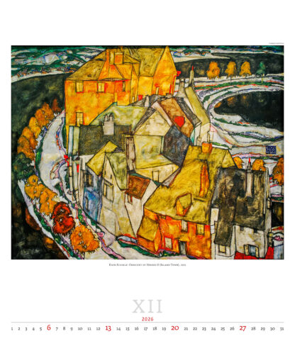 Monatsbild des Kalenders "Expressionism 2026", Monat Dezember