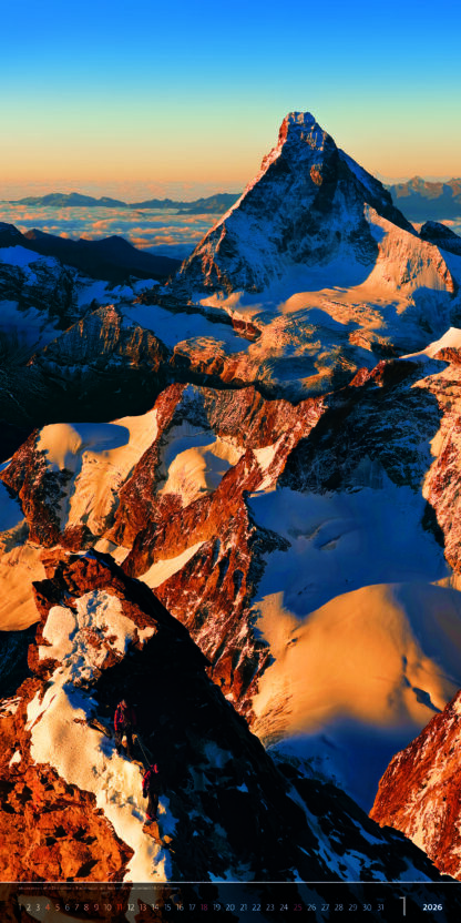 Monatsbild des Kalenders "Verticalphoto 2026", Monat Januar