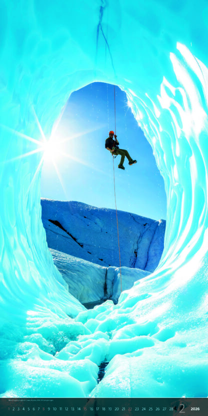 Monatsbild des Kalenders "Verticalphoto 2026", Monat Februar
